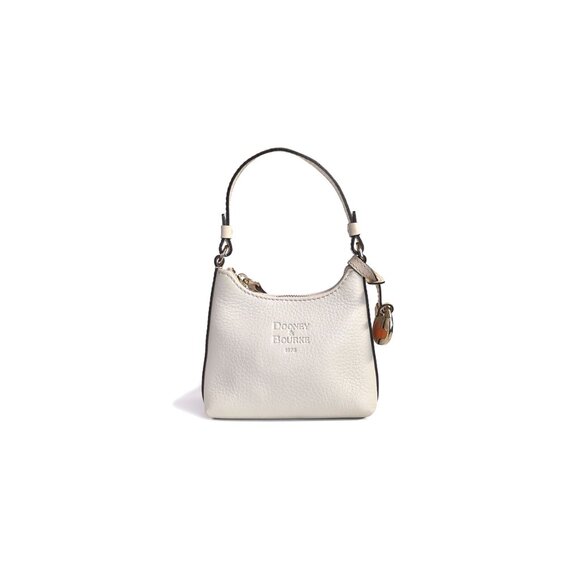 Vintage Dooney & Bourke Mini Purse Cream Leather Small Handbag